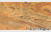 Satellite 3D Map of the area around 23° 33' 11" S, 132° 40' 30" E
