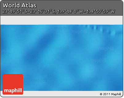 Shaded Relief 3D Map of the Area around 23° 33' 11" S, 139° 19' 29" W