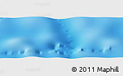 Shaded Relief Panoramic Map of the area around 23° 33' 11" S, 13° 31' 30" W