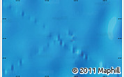 Physical Map of the area around 23° 33' 11" S, 141° 1' 30" W
