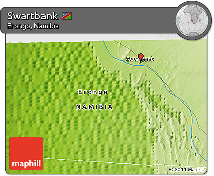 Physical 3D Map of Swartbank