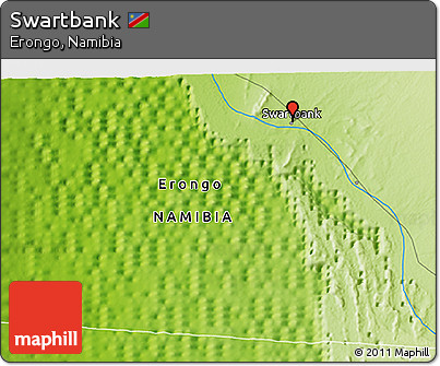 Physical 3D Map of Swartbank
