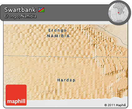 Satellite Panoramic Map of Swartbank