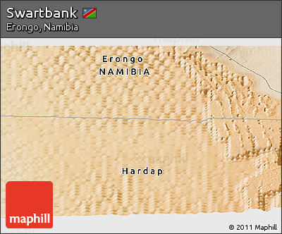 Satellite Panoramic Map of Swartbank