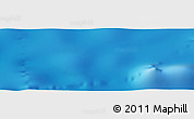 Shaded Relief Panoramic Map of the area around 23° 33' 11" S, 154° 37' 30" W