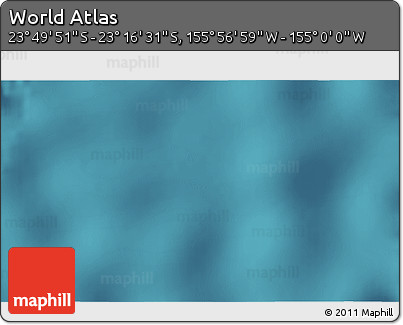 Satellite 3D Map of the Area around 23° 33' 11" S, 155° 28' 29" W