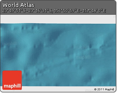 Satellite 3D Map of the Area around 23° 33' 11" S, 157° 19' 29" E