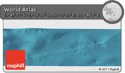 Satellite Panoramic Map of the Area around 23° 33' 11" S, 157° 19' 29" E