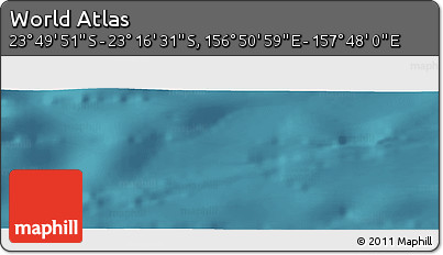 Satellite Panoramic Map of the Area around 23° 33' 11" S, 157° 19' 29" E