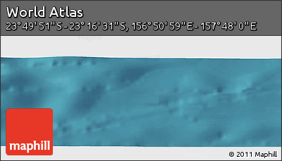 Satellite Panoramic Map of the Area around 23° 33' 11" S, 157° 19' 29" E