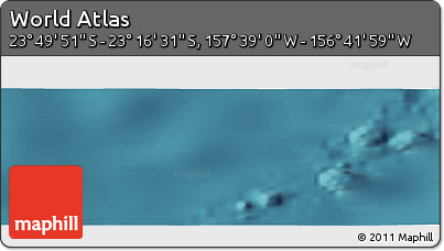 Satellite Panoramic Map of the Area around 23° 33' 11" S, 157° 10' 30" W