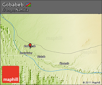 Physical 3D Map of Gobabeb