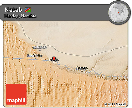 Satellite 3D Map of Natab