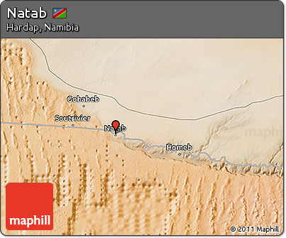 Satellite 3D Map of Natab