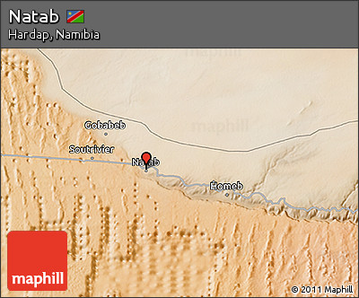 Satellite 3D Map of Natab