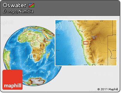 Physical Location Map of Oswater