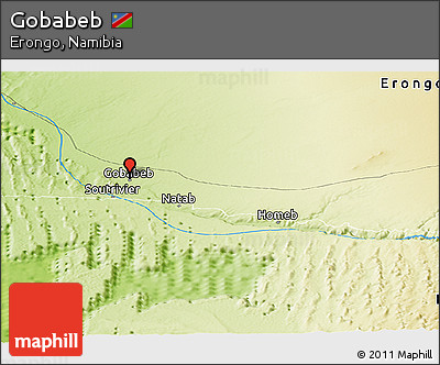 Physical Panoramic Map of Gobabeb