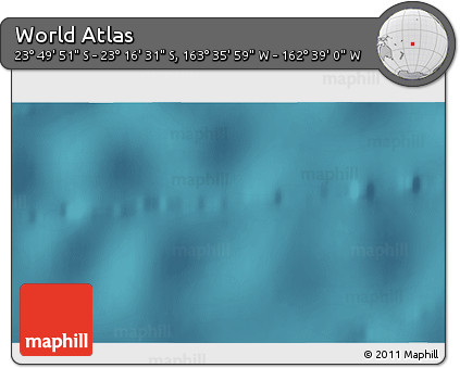 Satellite 3D Map of the Area around 23° 33' 11" S, 163° 7' 30" W