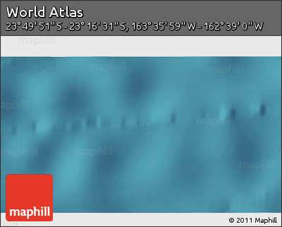 Satellite 3D Map of the Area around 23° 33' 11" S, 163° 7' 30" W