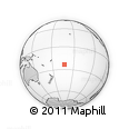 Outline Map of the Area around 23° 33' 11" S, 163° 7' 30" W, rectangular outline