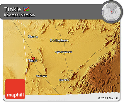 Physical 3D Map of Tinkie
