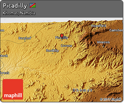 Physical 3D Map of Picadilly