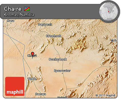 Satellite 3D Map of Cha-re