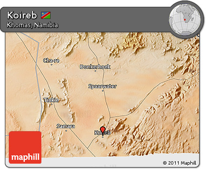 Satellite 3D Map of Koireb