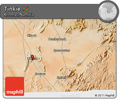 Satellite 3D Map of Tinkie