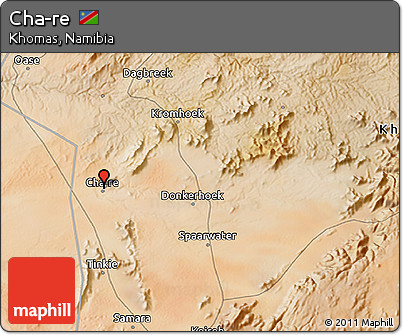 Satellite 3D Map of Cha-re