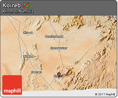 Satellite 3D Map of Koireb