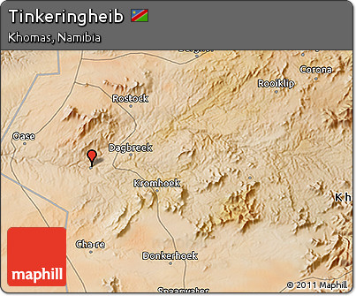 Satellite 3D Map of Tinkeringheib