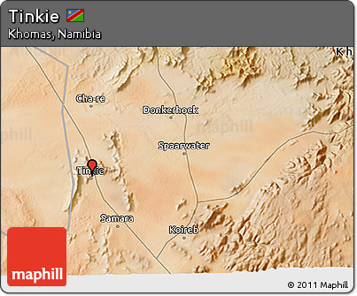 Satellite 3D Map of Tinkie