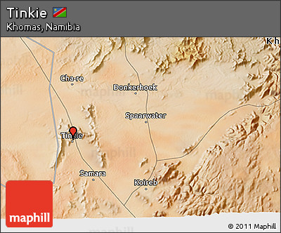Satellite 3D Map of Tinkie