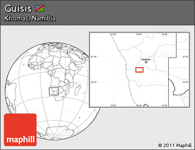 Blank Location Map of Guisis