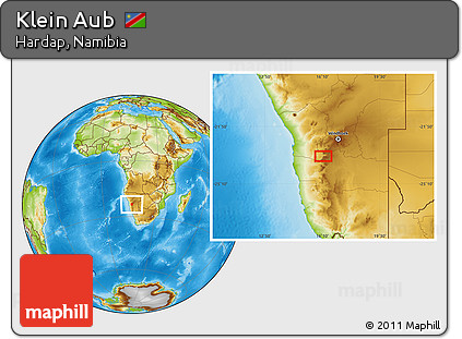 Physical Location Map of Klein Aub