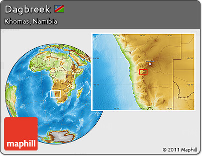 Physical Location Map of Dagbreek