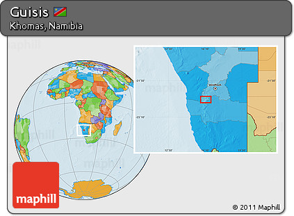 Political Location Map of Guisis