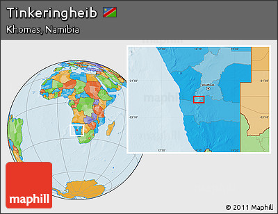 Political Location Map of Tinkeringheib