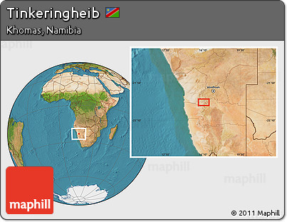 Satellite Location Map of Tinkeringheib