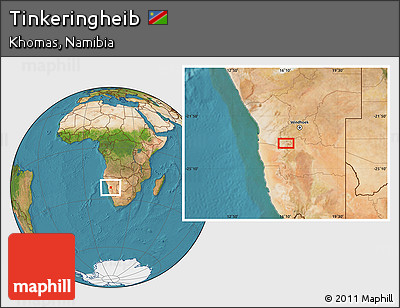 Satellite Location Map of Tinkeringheib