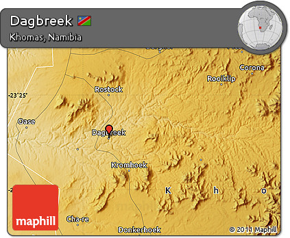 Physical Map of Dagbreek