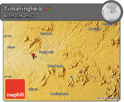 Physical Map of Tinkeringheib