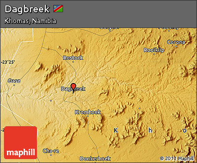 Physical Map of Dagbreek