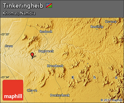 Physical Map of Tinkeringheib