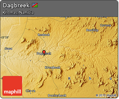 Physical Map of Dagbreek