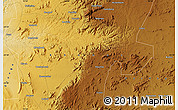 Physical Map of Gamsberg