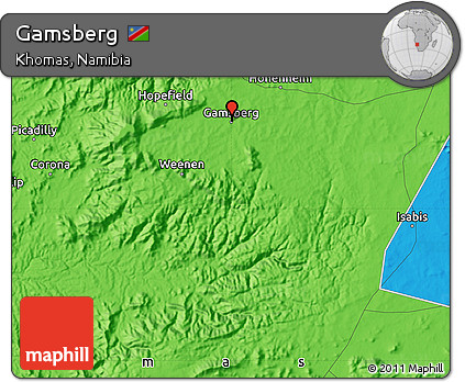 Political Map of Gamsberg