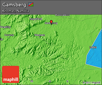 Political Map of Gamsberg