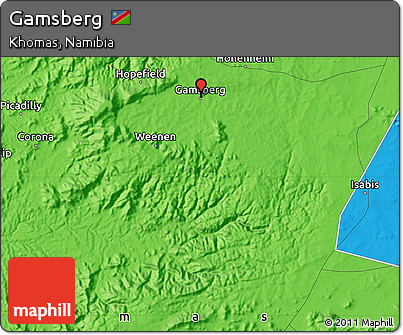 Political Map of Gamsberg